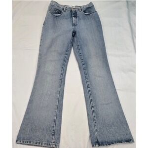Vintage Express Bleus 5/6‎ R W29 Flare Jeans  90s 100% Cotton Mid Rise Distress